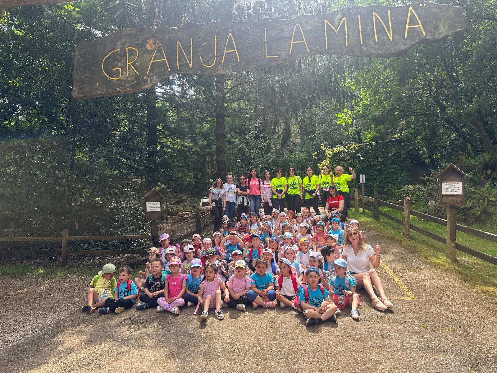 Día inolvidable en la granja La Mina.